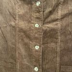 Sincerely Jules Women's Corduroy Chocolate Brown Mini Dress Size Large New Photo 7