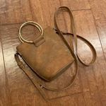 Who What Wear Brown Suede Mini Crossbody Bag Photo 0