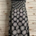 White House | Black Market strapless polka-dot A-line cocktail midi dress Size 14 Photo 3