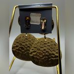 A Rare Vintage Pair Of The Wild Pair Wild Things 90’s Dangle Clip earrings Gold Photo 1