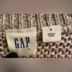 Gap Oversized 100% Cotton Textured Lapel Long Cardigan Oatmeal Heather; size S Photo 4