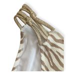 Aerie  Womens Tan Animal Print Pique Knot Bikini Bottom Photo 3