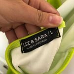 Neon Green Cowl Neck Halter Dress Size L Size L Photo 6