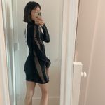 NWT Mugler cut out mock neck body con dress Photo 3