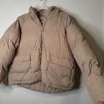 ASOS Nude Tan Hooded Puffer Jacket Photo 8