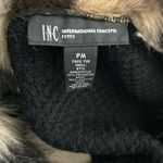 INC Chic Faux Fur Vest Black Size undefined Photo 5