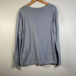 EQL by Kerrits Lucky Horseshoe Cable‎ Equestrian Sporty Preppy Sweater Size XL Gray Photo 5