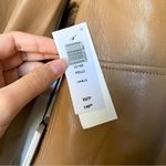 Aritzia Jacket Pelli Hip Shirt Shacket Vegan-Leather Button-Down Saville XS NWT Photo 5