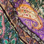 ZARA  Satin Paisley Printed Mini Dress Women’s Small Photo 3