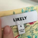 Likely  Yellow Floral Faux Wrap Romper Photo 3