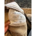 Oak + Fort Oatmeal Brown High Waisted Textured Straight Leg Minimalist Jeans 26 Photo 11