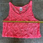 PINK - Victoria's Secret PINK Victoria’s Secret Crochet/Lace Cropped Tank Top Swim Coverup Photo 5