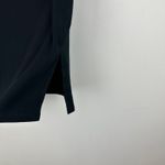 Madewell NEW  Sleeveless Boatneck Side Slit Tee Top Black Minimalist Cotton XS Photo 9