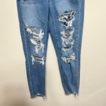 American Eagle  Blue Distressed Curvy Mom Jeans 2 Photo 2