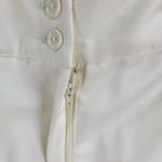 Vintage‎ Ellen D Womens Pants 9/10 White Pleated Belted Tapered Ankle Career Photo 4