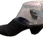 Eileen Fisher Black Suede Heeled Mule Size 6 Pump Minimalist Pointed Toe Photo 0