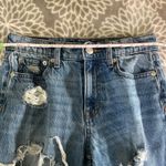 Aeropostale  Mom Jeans sz 00 Distressed Ripped Cropped Straight Leg‎ Emo Punk Y2K Photo 5