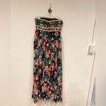 Pearl Georgina Chapman Marchesa Floral Gypsy Maxi Dress Size 4 EUC Black Photo 5