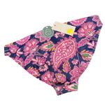Boden Glorious British Style Navy pink paisley classic full coverage bottom 10 Blue Photo 1