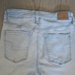 American Eagle  Outfitters next level stretch hi-rise jegging denim jeans in light wash blue size 4 short. Photo 8