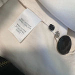 MAYLE Dezra Collar Blouse in Ivory and Black NWT size 2 Photo 3