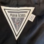 Marvin Richards Vintage Womens Peacoat 6 Black Wool Anchor Buttons Made in USA Photo 8