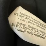 ZARA Women's Black Short Sleeve Collar Half Zip Bodysuit Bouse Polo Shirt Top M Photo 3