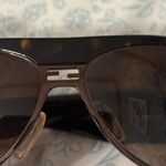 Fendi  Y2K Vintage Sunglasses FS 465 210 Dark Tortoise Aviator Brown Lens Italy Photo 1