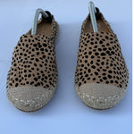 Catherine Malandrino  Animal Print Slip-On Flats Espadrilles Size 7.5 Photo 2