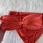 Time & Tru Bandeau High Waist Textured Bikini Set Photo 5