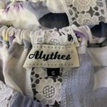 Alythea  off the shoulder flutter sleeve floral crop blouse Photo 2
