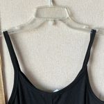 Double Zero  Classic Black tank style ribbed jumpsuit, medium Photo 9