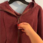 Lululemon full zip red full zip scuba size M/L measurements added Size M Photo 2