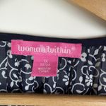 Woman Within  Studded Floral Print Tunic Top Size 22/24 Beaded Sheer Lightweight Photo 7