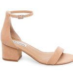 Steve Madden Irenee Tan Suede Block Heel Sandal Size 11 Photo 1