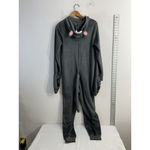 Xhilaration womans sleepwear 1 Pc Pajamas Small Gray Cat Theme Full Zip Mittens Photo 1