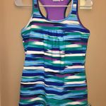 Athleta Airbrush Stripe Tinker Workout Bra Tank S Photo 1