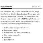 Marquise Beige Knit Platform Slip Photo 1