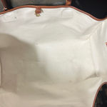 Dooney & Bourke  Green Checkered Tote with Brown Accents Photo 2