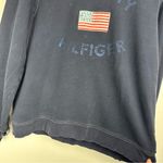 Tommy Hilfiger Y2K Crewneck Sweatshirt Sz Large Logo Flag Distressed Photo 5