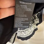 Ecote Black Paisley Smocked Bodice Off The Shoulder Dress Women's Small Photo 3