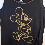 Disney  Parks Embroidered Mickey Mouse Black Tank Top Women’s Size Medium Photo 1