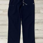 FIGS  High Waisted Yola Skinny Scrub Pants Size Small Navy Photo 0