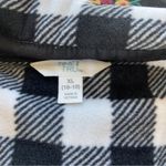 Time & Tru Black & White Plaid Flannel Button Up Top Photo 1