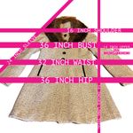 VINTAGE CIRCA 1980'S J. MARCO BEIGE & BROWN WOOL & FOX FUR COLLAR COAT (S) Photo 13