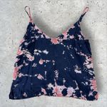 Lacausa ‎ Sofia Slip Tank Tie Die V Neck Crop Sz S Photo 5