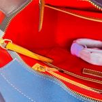 Dooney & Bourke  Darla Shopping Bag – Marina Blue Leather Tote NWT​ Photo 6