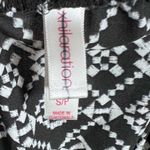 Xhilaration Black and white Aztec print strapless maxi dress size small Photo 5