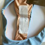 J.Crew Curved Waist Cheeky Bikini Bottoms in Mist Blue Size XS New Photo 7