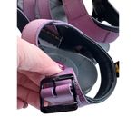 Dr. Martens  Women 9 Purple Leather Platform Sandals Buckle Ankle Strap Photo 2